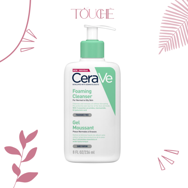 Cerave Foaming Cleanser for Normal to Oily Skin 236 ml
