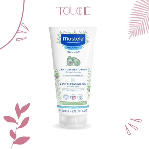 MUSTELA 2 IN 1 HAIR & BODY WASH 200 ML