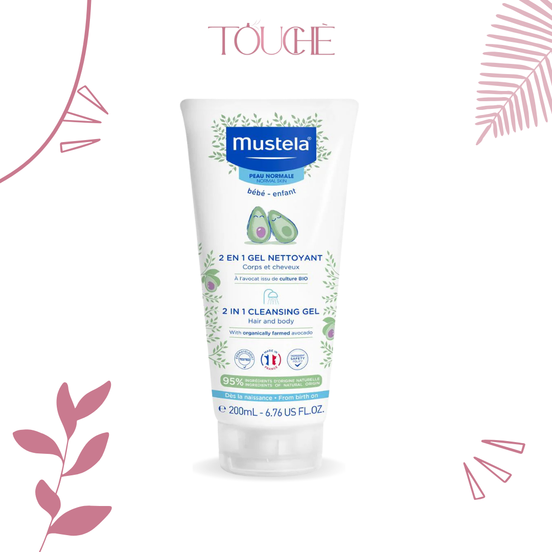 MUSTELA 2 IN 1 HAIR & BODY WASH 200 ML